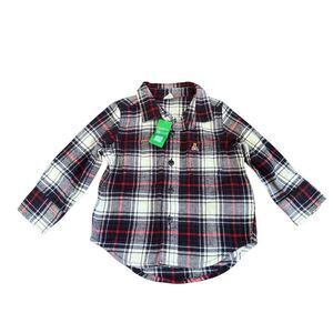 NWT GAP Baby Boys Oversized Oxford Shirt Size 12-18 Months